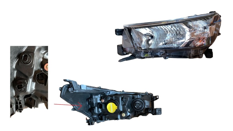 TOYOTA HILUX WORKMATE 4WD HEADLIGHT LEFT HAND SIDE